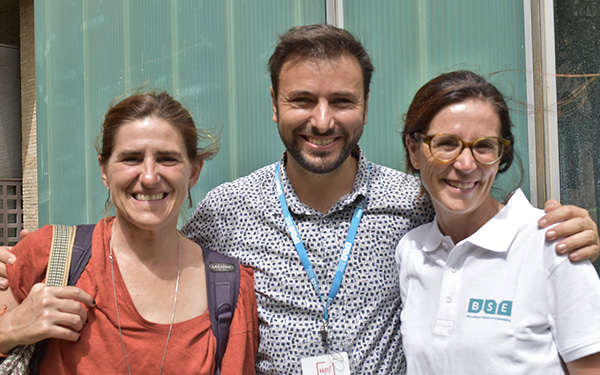 Lídia Farré with Joan Llull and Ada Ferrer-i-Carbonell